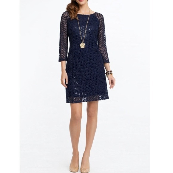 Lilly Pulitzer Dresses & Skirts - 2/$30‎ Lilly Pulitzer Aaliyah Putting On The Glitz Black Sequin Mini Dress